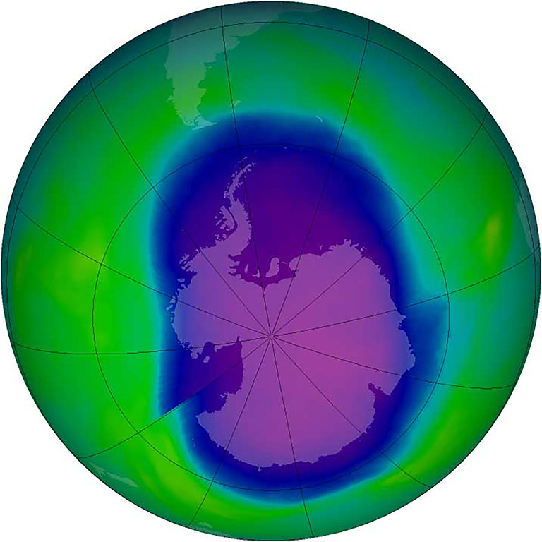 SAGE III ozone hole