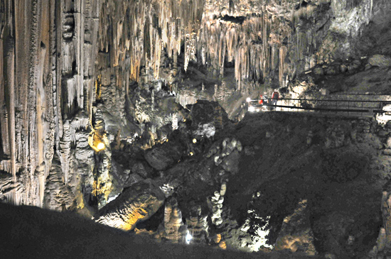 Limestone caves, Nerja, southern Spain