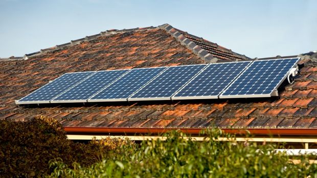 Solar energy stored in Tesla battery could be a solution to the nation's blackout woes, its maker says.