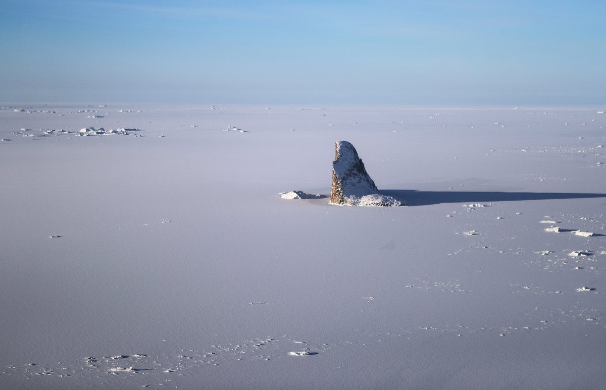 Sea ice along the Upper Baffin Bay coast on March 27.