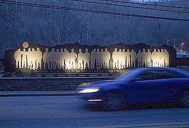 Coal miners memorial