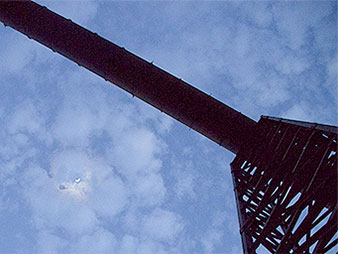Underside of coal pipeline