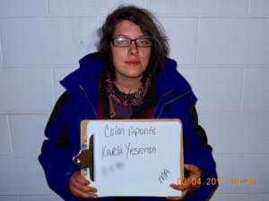 Karla Colon-Aponte, another water protector who shared a cell with Jenni Monet.