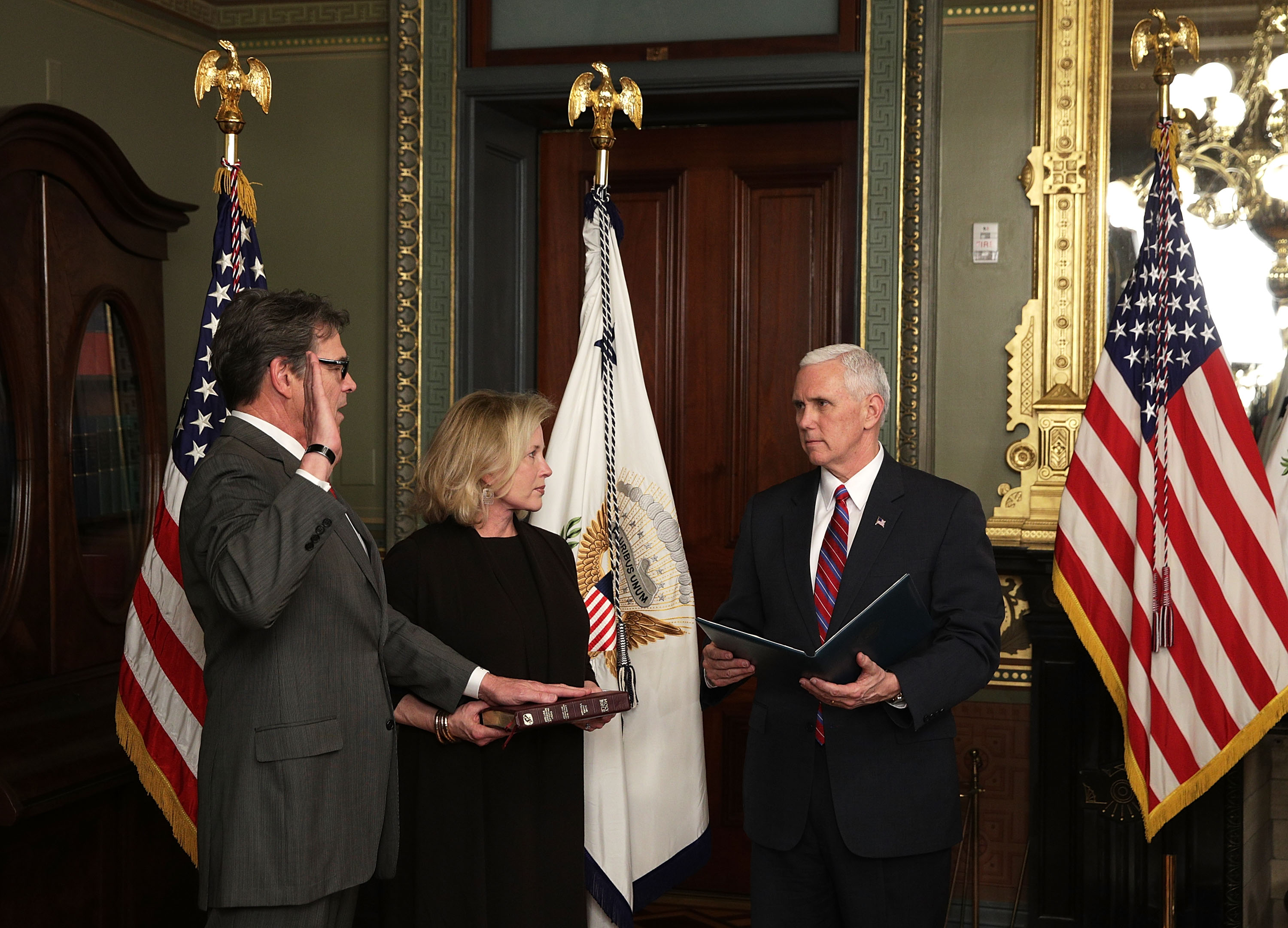 perry sworn in
