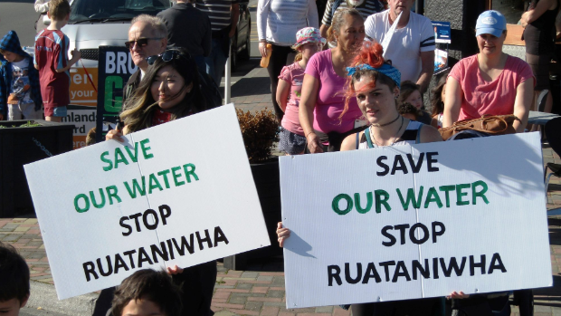 Concerned residents marched from Havelock North to Hastings following Havelock North's water contamination and gastro ...
