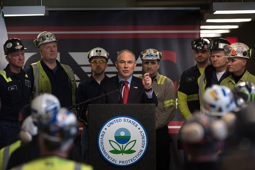 Scott Pruitt & Coal Miners 