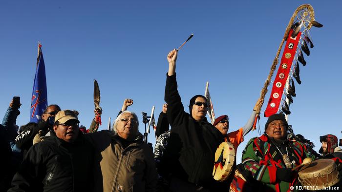 Protest against Dakota Access Pipeline (REUTERS/L. Jackson)