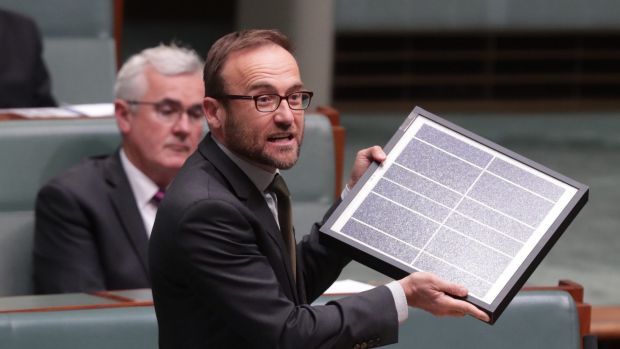 Adam Bandt said the Parliamentary Budget Office analysis showed the emissions reduction fund was "an empty vessel built ...