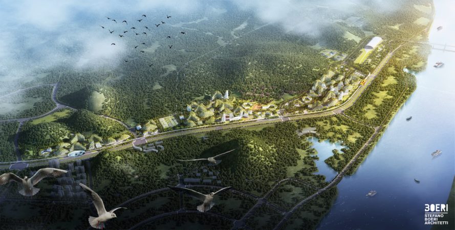 Liuzhou Forest City by Stefano Boeri Architetti, Forest City by Stefano Boeri Architetti, Forest City China, pollution fighting Forest City, Forest City air pollution, urban design Forest City, Liuzhou urban design,