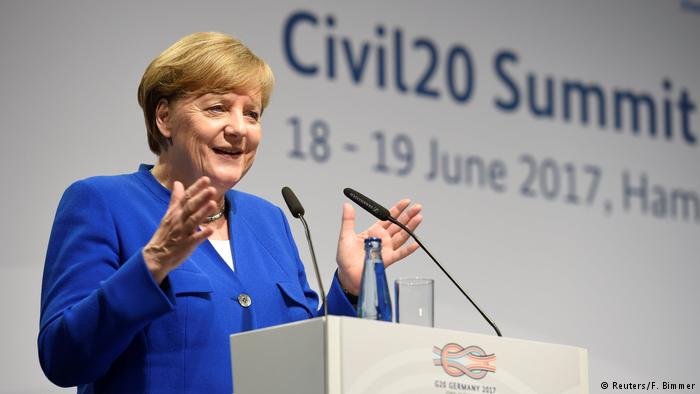 Deutschland C20 Gipfel in Hamburg Angela Merkel (Reuters/F. Bimmer)
