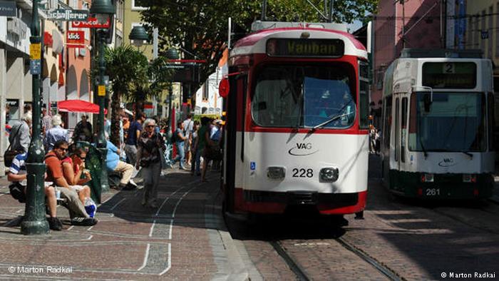 Stra&szlig;enbahn Stadt Freiburg Flash-Galerie