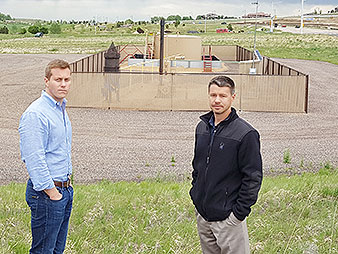 Brian Cain and Chandler Newhall. Photo credit: Mike Lee/E&E News