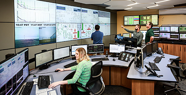 NaturEner control room. Photo credit: NaturEner