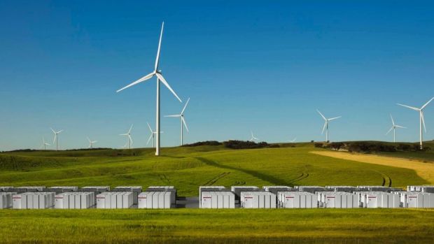 Co-locating a wind farm with a battery farm makes practical and financial sense.