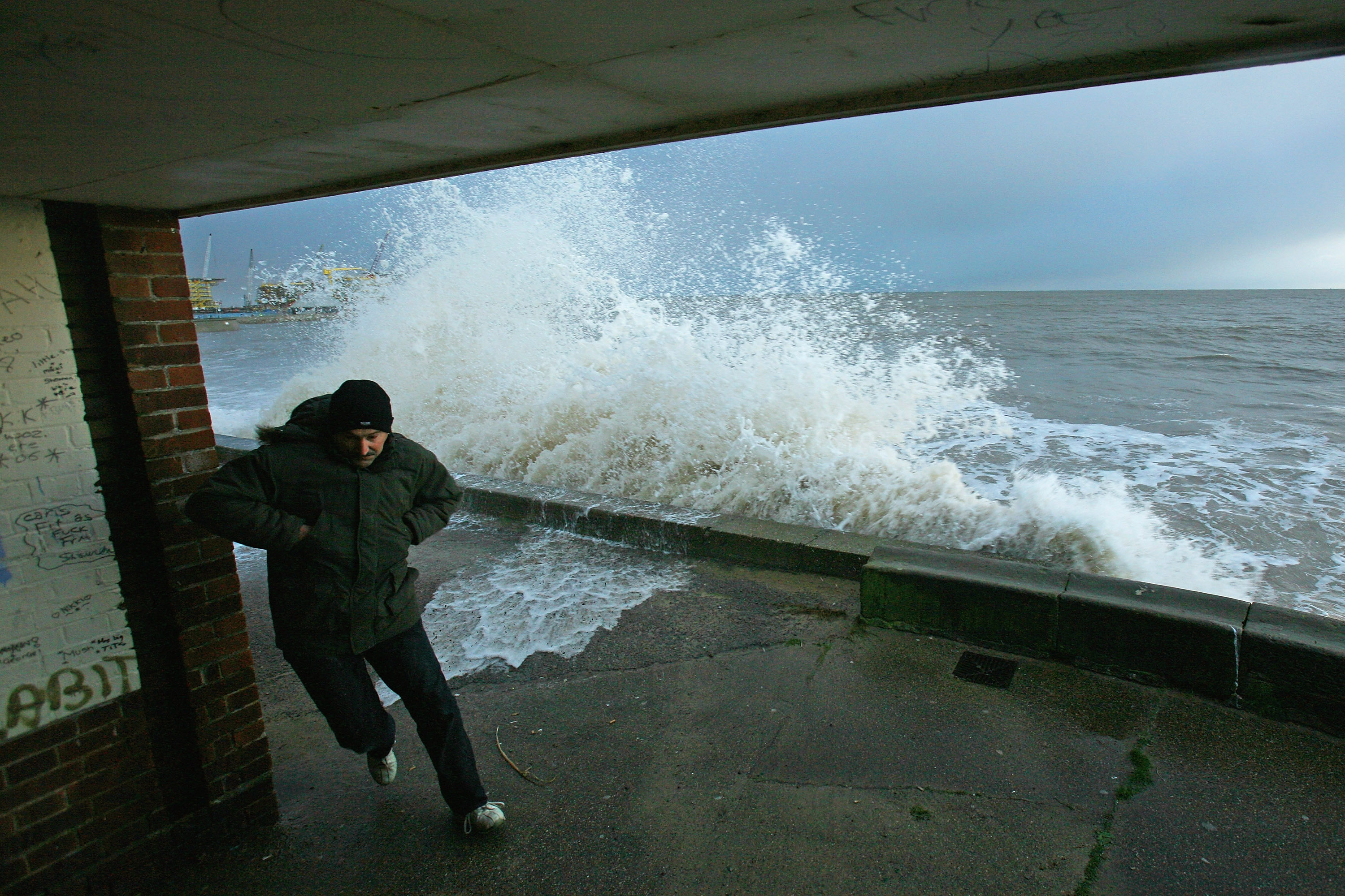 Huge Storm Surge Threatens Britain's Flood Defences
