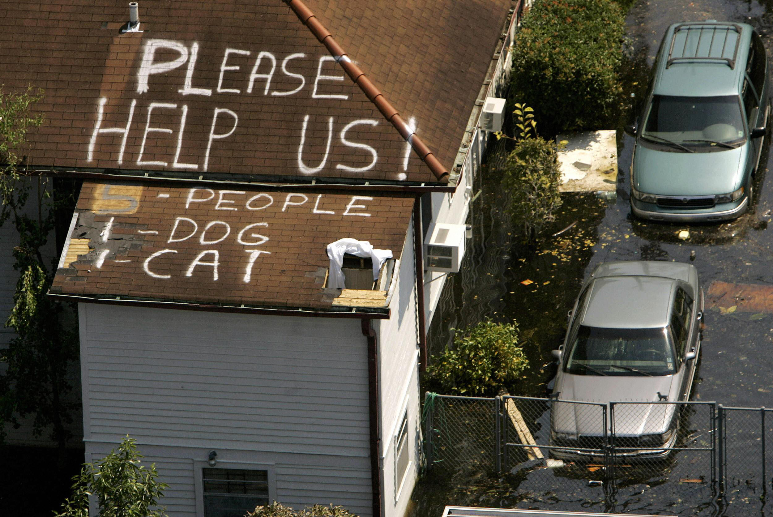 Hurricane Katrina.