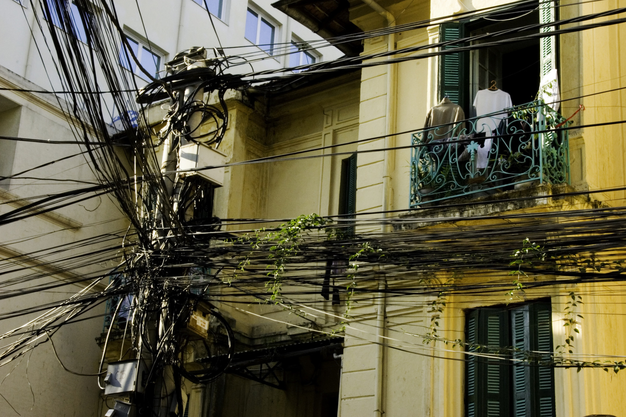 Electrical Lines in Hanoi