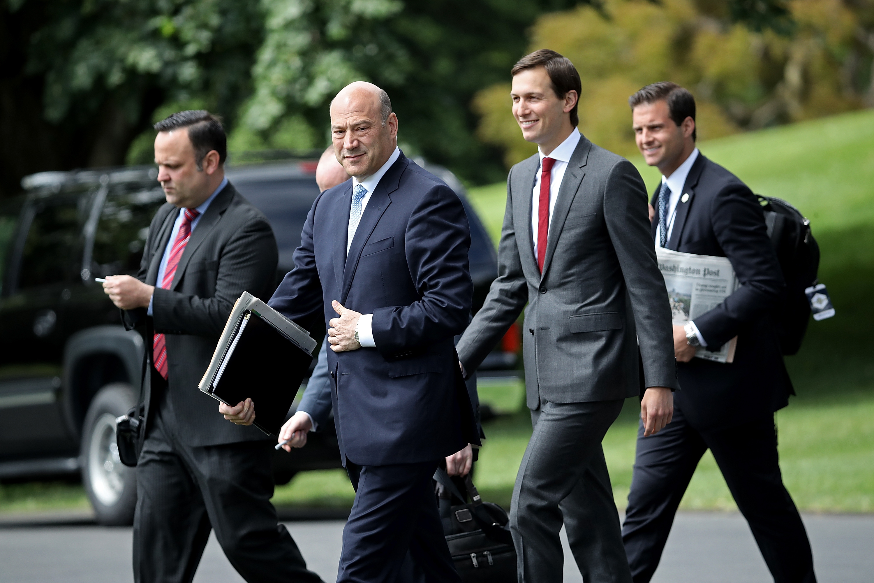 President Trump Departs White House En Route To Cincinnati, Ohio
