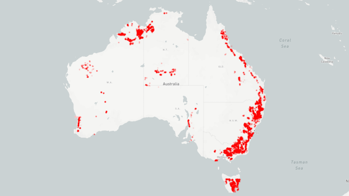 Professor Blakers said the ANU study located at least 22,000 suitable locations for pumped hydro sites across Australia (Image supplied: ANU)