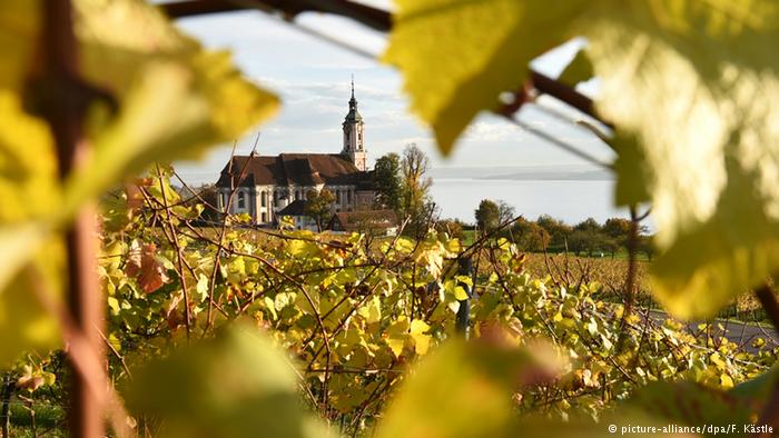 Herbst in Deutschland Klosterkirche Birnau