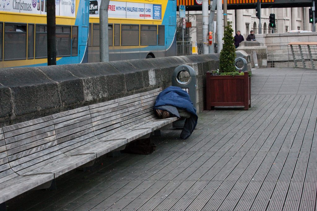Homeless Individual in Dublin Photo: William Murphy