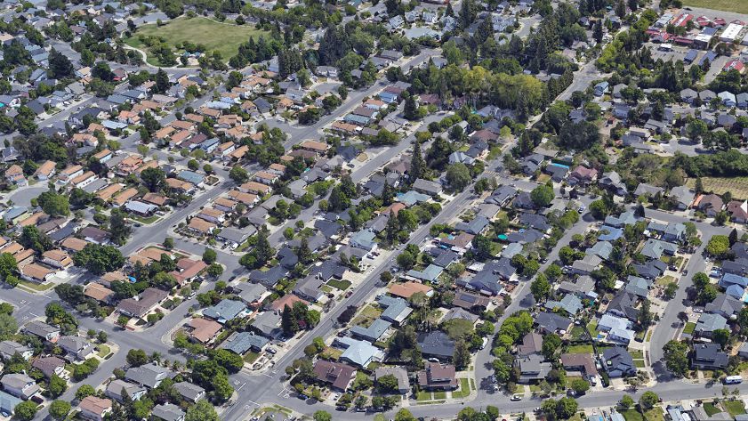 Coffey Park, Santa Rosa California before the fire