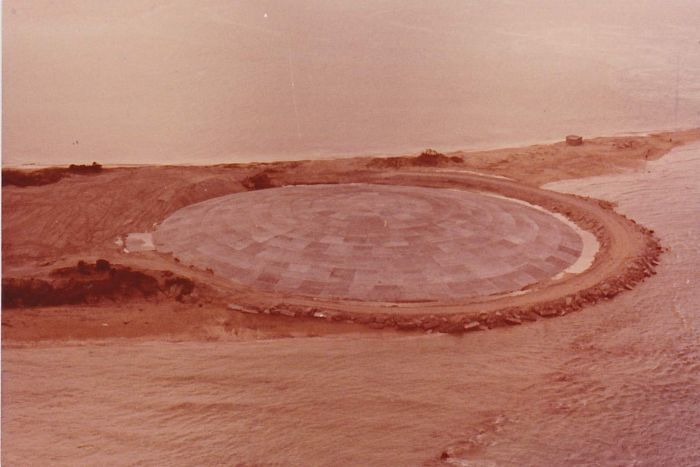 The dome just after construction