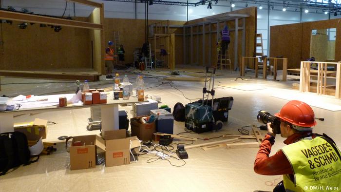 Construction work for COP23 in Bonn (DW/H. Weise)