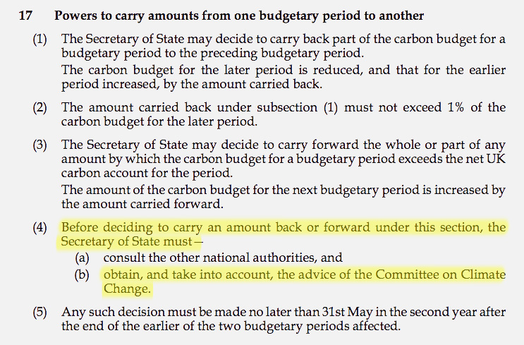 Section 17 of the Climate Change Act 2008.
