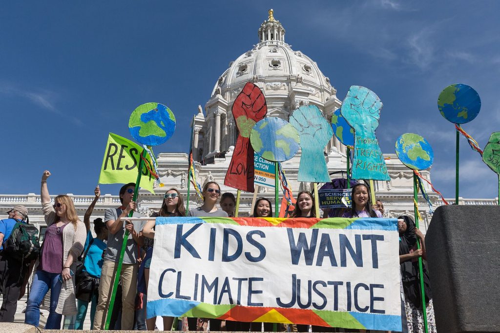 US teens marching for climate justice Photo: Lorie Shaull