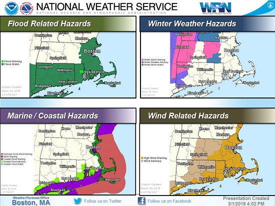 NWS Boston Alert 03-01-18