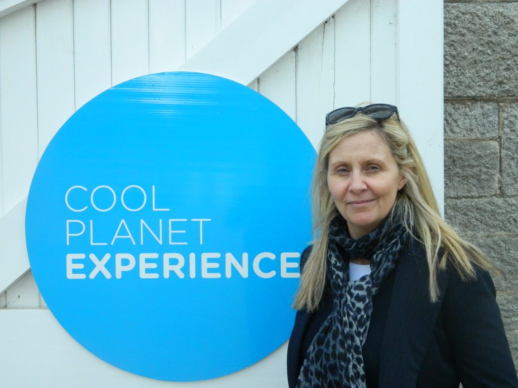 Vicky Brown the Cool Planet Experience to the public. Photo: Ja Wei Leww