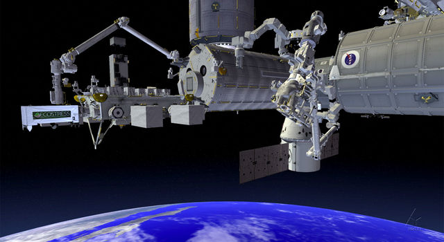 slide 3 - Artist's concept of ECOSTRESS