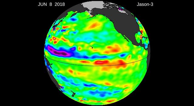 slide 2 - Latest image from OSTM/Jason-2's successor satellite, the U.S./European Jason-3