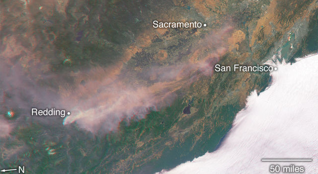 slide 4 - Stereo anaglyph of the Carr Fire