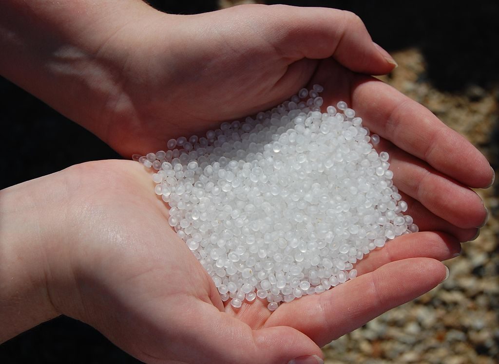 A smallish spill of plastic pellets in Pineville, Louisiana Photo: gentlemanrook
