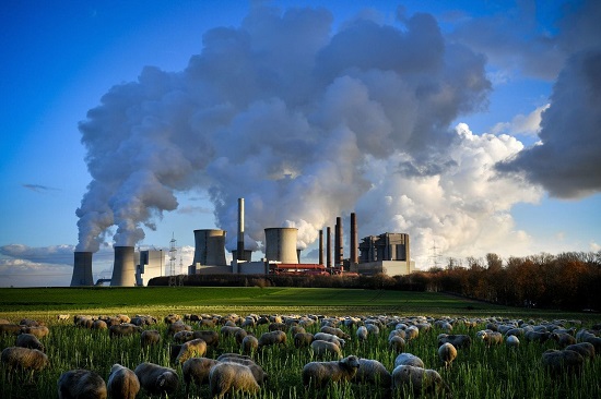 Brown Coal-fired Power Plant Bergheim Germany
