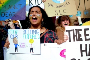 September 2019 Climate strike in Cork Photo: Shamim Malekmian