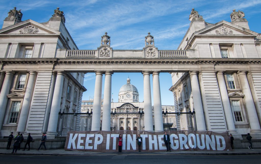 Launch of the Green Party's Keep It in The Ground Bill Photo: James Orr