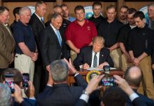 Trump's executive order: More fossil fuels, regardless of climate change.