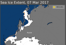 Sea ice falls to record lows in both the Arctic and Antarctic