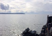 Hilcorp finds 2-inch gash in leaking natural gas line in Cook Inlet.
