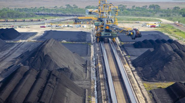 The Abbot Point coal terminal in north Queensland.
