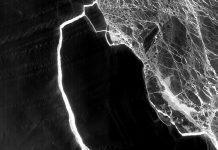 Mammoth Antarctic iceberg is on the move, while the ice shelf it left behind grieves its loss.