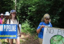 Walking the Line: A two-week journey on the Atlantic Coast Pipeline .