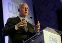 Jerry Brown, lawmakers announce California climate deal.
