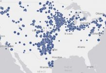 New map shows wind farms spreading rapidly across US