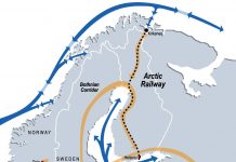 Proposed Arctic railway would cut through Lapland reindeer habitat.
