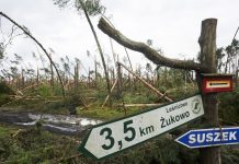 Excessive heat replaced by excessive storms in Poland
