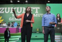 German Greens caught in coalition dilemma.